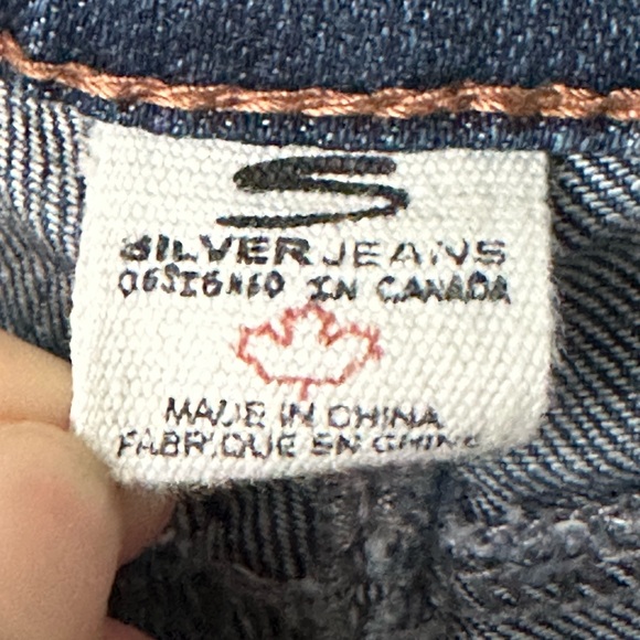 Silver Jeans Flare Leg Blue Denim - Picture 3 of 3